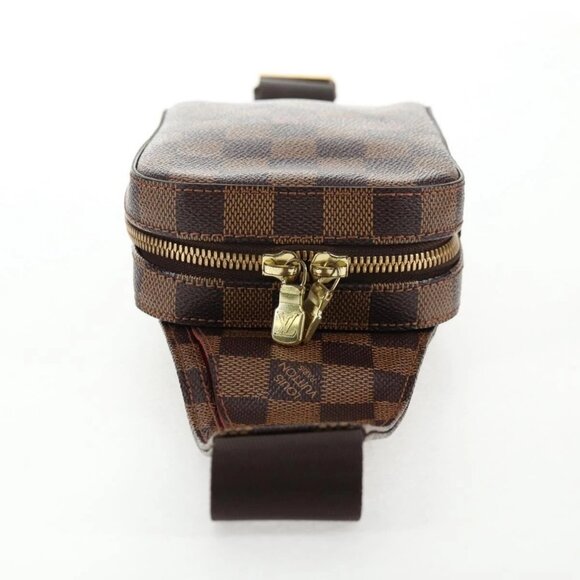 LOUIS VUITTON Damier Ebene Geronimos Shoulder Bag N51994 LV Auth 135296V - Picture 5 of 16
